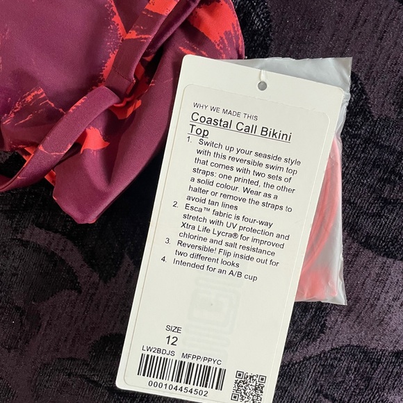 Lululemon Coastal Call Bikini Top *Reversible - Picture 8 of 9